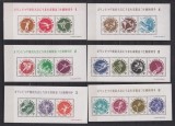 JAPONIA JOCURILE OLIMPICE TOKYO 1964 MI: BL.67+68+69+70+71+72 MNH