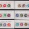 JAPONIA JOCURILE OLIMPICE TOKYO 1964 MI: BL.67+68+69+70+71+72 MNH