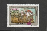 ROMANIA 2000 LP 1530 BASME POPULARE SUPRATIPAR MNH NESTAMPILAT