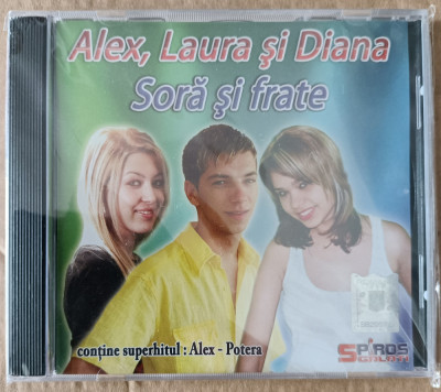 Alex , Laura și Diana - Soră și Frate , cd cu muzică de petrecere și manele foto