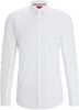 Camasa Barbati HUGO Koey Slim Fit, Maneca Lunga, Bumbac 100%, Guler Kent, Alb, Marimea 39 - OUTLET
