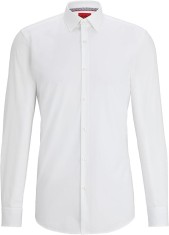 Camasa cu maneca lunga pentru barbati HUGO Koey Slim fit, alb, 39 - OUTLET