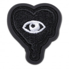 Jibbitz Crocs Dripping Black Heart Patch