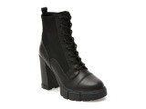 Ghete ALDO negre, REBEL 001, din piele naturala si material textil