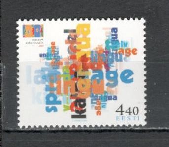 Estonia.2001 Anul european al limbilor straine SE.95 foto