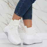 Cumpara ieftin Sneakers dama Imblaniti Albi din Piele Eco,Piele Eco Intoarsa Asiva, 39
