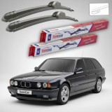 Cumpara ieftin Ștergătoare BMW Seria 5 Touring (E34) 1991-1997 | Set Față Flat &ndash; TeamCar&reg;