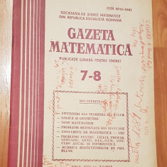 Gazeta matematica - Nr. 7-8 din 1987