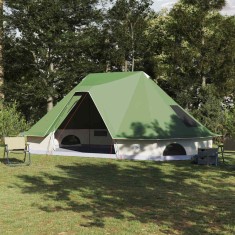 vidaXL Cort de familie Tipi cu acoperiș Verde 680 x 430 x 270 cm 42000960
