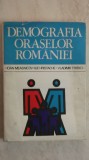 Ioan Measnicov, Ilie Hristache, Vladimir Trebici - Demografia oraselor Romaniei, 1977