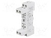 Stativ, DIN, pentru relee HR30, HR50, 8 pini, LOVATO ELECTRIC - HR5XS22