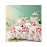 Cumpara ieftin Lenjerie de Pat, Bumbac Finet, 6 Piese, Pat Dublu -JOJ113