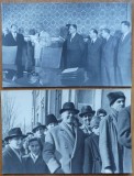 2 foto originale Agerpres, Petru Groza la intalniri oficiale, anii 50