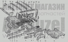 Bara de Legatura Renault Rapid RT75 (CN75) 1991-1997 , pozitie 10 din imagine Kft Auto foto