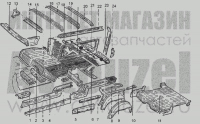 Bara de Legatura Renault Rapid RT75 (CN75) 1991-1997 , pozitie 10 din imagine Kft Auto foto