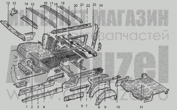 Bara de Legatura Renault Rapid RT75 (CN75) 1991-1997 , pozitie 10 din imagine Kft Auto