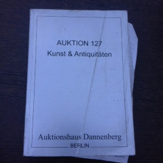 AUKTION 127, Kunst & Antiquitäten/LICITAȚIA 127, Artă și Antichități (text in limba germana)
