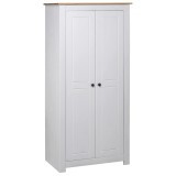 Șifonier, alb, 80 x 50 x 171,5 cm, lemn masiv pin gama Panama