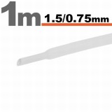 Tub termocontractibilAlb &bull; 1,5 / 0,75 mm Best CarHome