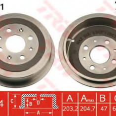 Tambur frana FIAT PUNTO EVO (199) (2008 - 2016) TRW DB4361