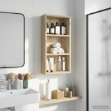 vidaXL Dulap de perete pentru baie Stejar Sonoma 30 x 10 x 60,5 cm 889321