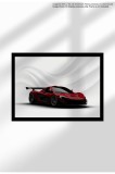 Poster Canvas cu Mașină Sport &ndash; Print Ne&icirc;nramat - Pasionați Auto - 1555 P1 GTR - Red - Front | A3 (29.7 x 42 cm)