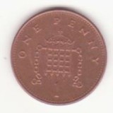 Marea Britanie 1 Penny 1999 - Elizabeth II 4th portrait; magnetic