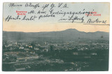 170 - BISTRITA, Panorama, Romania - old postcard - used - 1908, Circulata, Printata