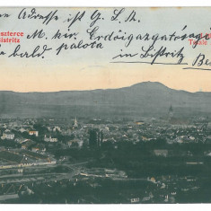 170 - BISTRITA, Panorama, Romania - old postcard - used - 1908