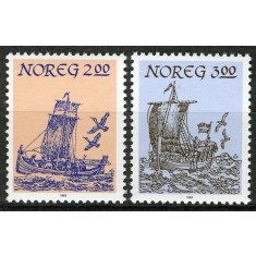 Norvegia 1983 - Vapoare, serie neuzata