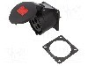 Conector alimentare AC, IEC 60309, IP54, 32A, 400V AC, 4 pini, PCE - 324-6X