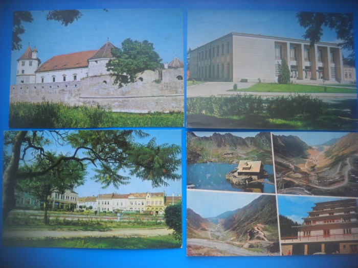 HOPCT LOT 3378 - 4 CARTI POSTALE-FAGARAS -JUD BRASOV-CIRCULATE