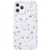 Husa Cover TPU Uniq Coehl Terrazzo pentru iPhone 12 Pro Max Alb