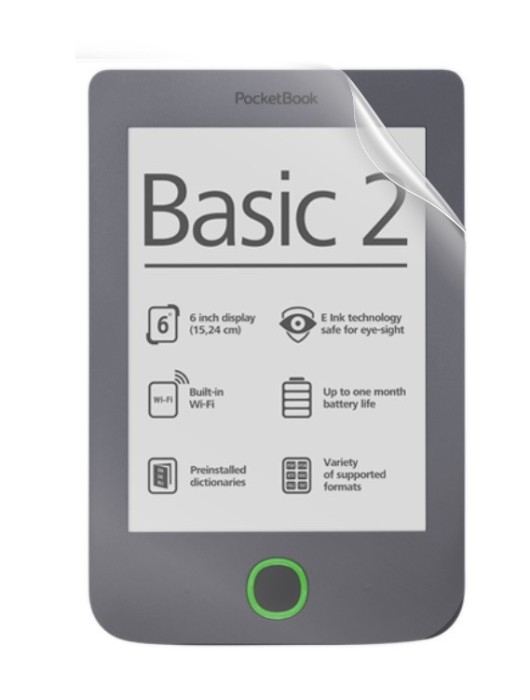Folie Mata Duragon, pentru PocketBook Basic 2 (614), Kit inclus, Anti-Amprenta, silicon