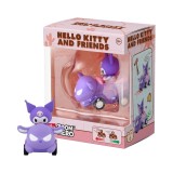 Cumpara ieftin Figurina cu vehicul, Yume, Hello Kitty and Friends, Zoom Hero S1, Kuromi