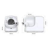 Litiera smart cu autocuratare PetKit Purobot Ultra Self-Cleaning with AI-Powered Camera pentru pisici, Recunoastere faciala, 10L
