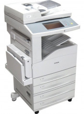 Imprimanta Multifunctionala LaserJet Monocrom, A3, Lexmark X860de, 35 pagini/minut, 150.000 pagini lunar, 1200x1200 DPI, Duplex, USB, Network, Fax, foto