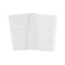 Set complet 18 dreptunghiuri arici autoadezive Crisalida, puf si scai, 25 x 32 mm, Alb