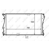 NRF Radiator, racire motor