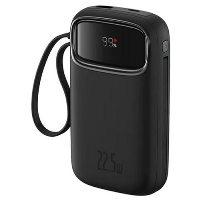 POWER BANK Baseus Qpow2 Dual-Cable, 20000mAh, PD 3.0 + QC 3.0 22.5W, 1 x USB; 1 x Iphone Lightning; 2 x USB Type-C, digital display pt. status baterie foto