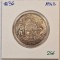 266, Canada 50 cents Centi 1943, KM#36, Argint, George VI, excelenta