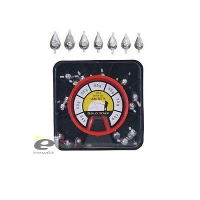 Set Plumbi GoldStar Culisanti Picatura IV 4.5-7.5g foto