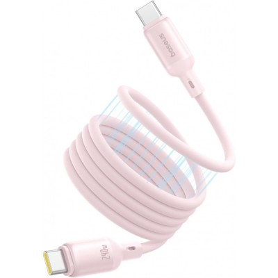 Cablu Date si Incarcare USB-C - USB-C Baseus PicoGo, 240W, 1m, Roz P10376800411-00 foto