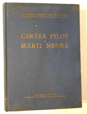 Cartea Pilot a Marii Negre editie completa 1958 navigatie maritima foto