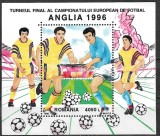 C884 - Romania 1996 - Fotbal,colita neuzata MNH