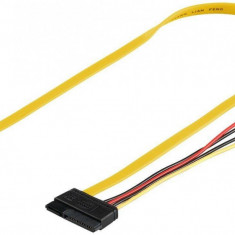 Cablu adaptor sata data power la sata si molex 5.25 Goobay