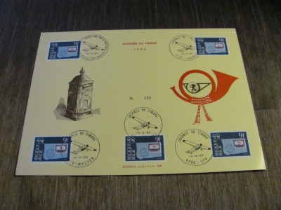 6 Timbre Obliterate 9Fr, Ștampile Speciale Ediție Limitată Colecție Poștală Belgia 1980 foto