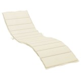 Cumpara ieftin Perna de sezlong, crem, 200x70x3 cm, textil oxford