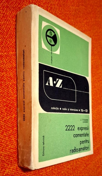 2222 expresii comentate pentru radioamatori, colectia radio televiziune 116-121
