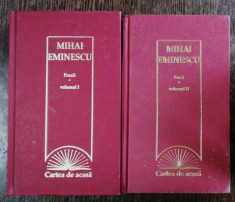 MIHAI EMINESCU - POEZII VOL I /II foto